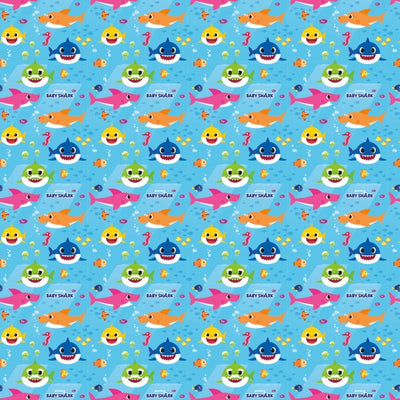 Baby Shark Gift Wrap Roll, 30" X 5 Ft