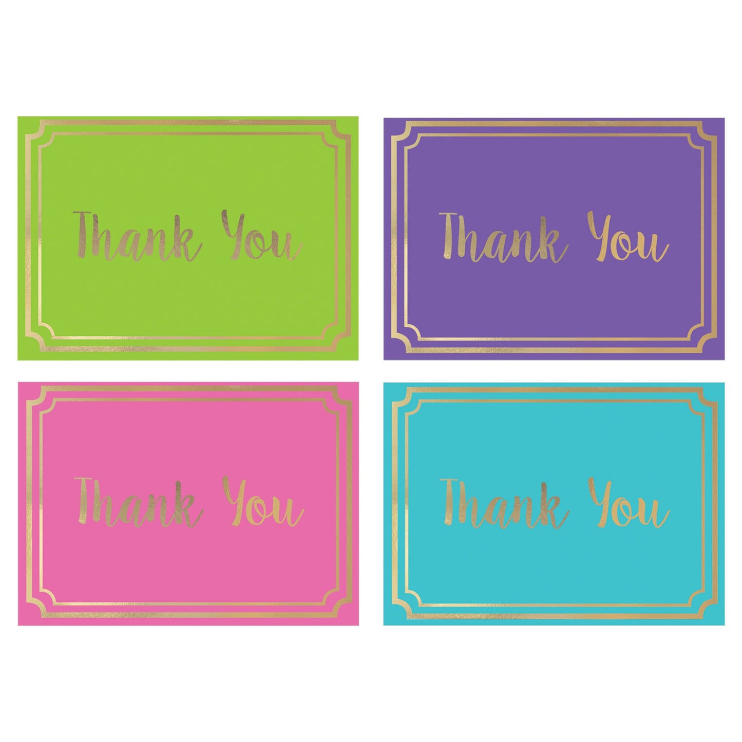 Bright Thank You Cards, Value Pack