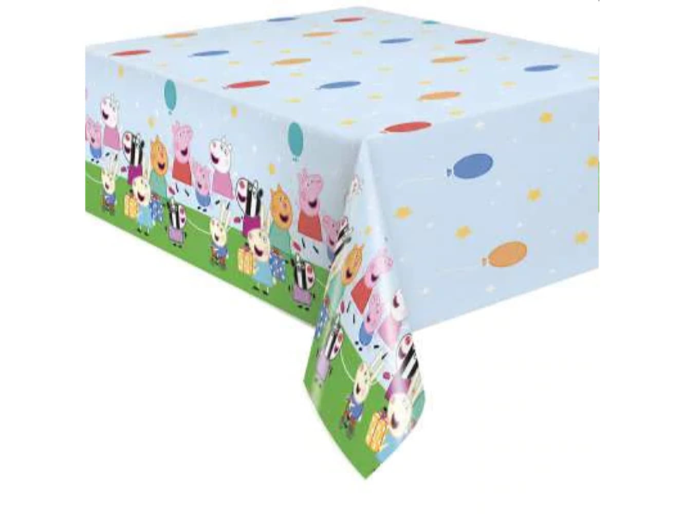 Peppa Pig Rectangular Plastic Table Cover 54" X 84"