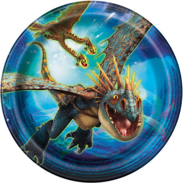 How To Train Your Dragon Dessert Plates-7"