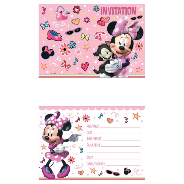 Minnie Mouse Invitations, 8Ct