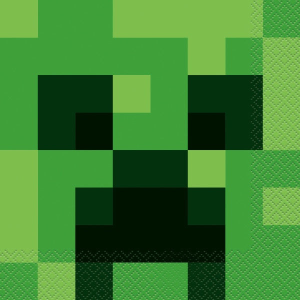 Minecraft Lunch Napkins-16CT