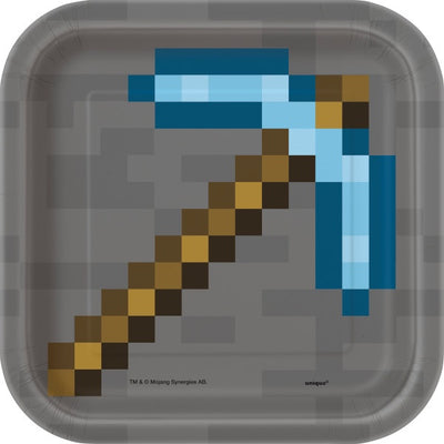 Minecraft 7In Dessert Plates-8CT