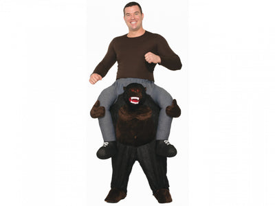 Ride On Gorilla Adult Costume-Onesize