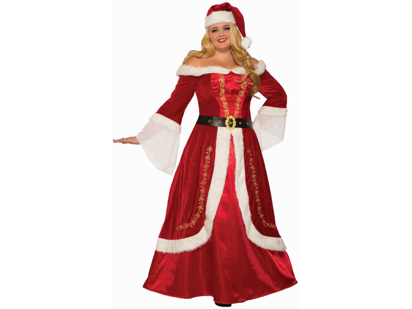 Premium Mrs.Claus Costume-Plus(1X)