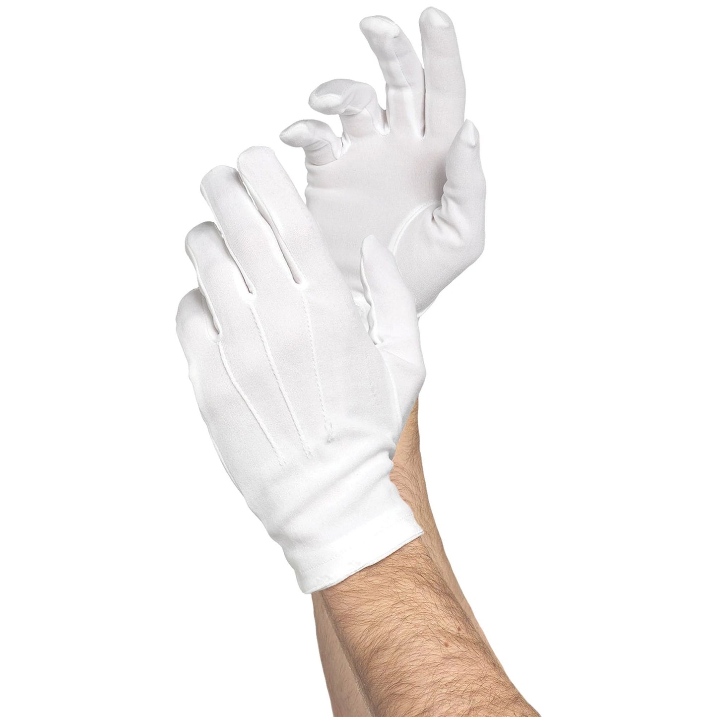 Short White Gloves