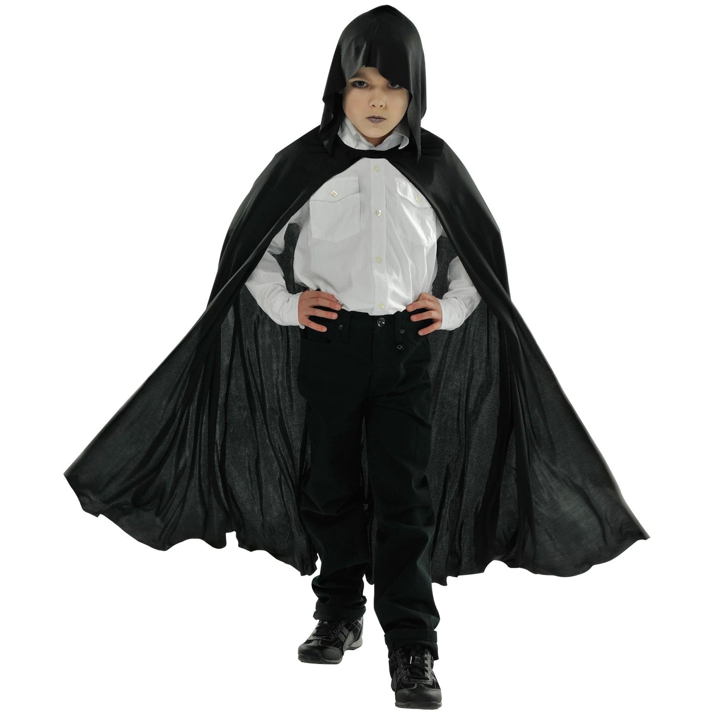 Black Hooded Cape-Child