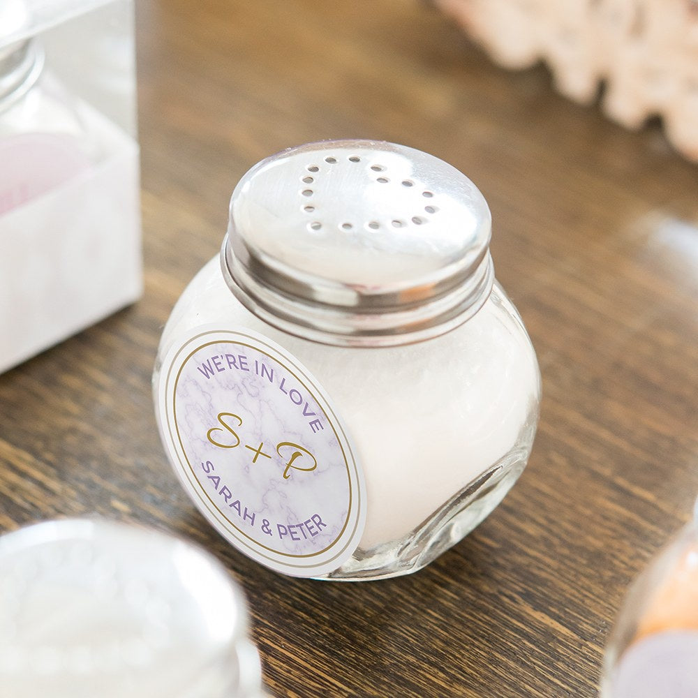 Mini Glass Salt&Pepper Shakers (Heart)