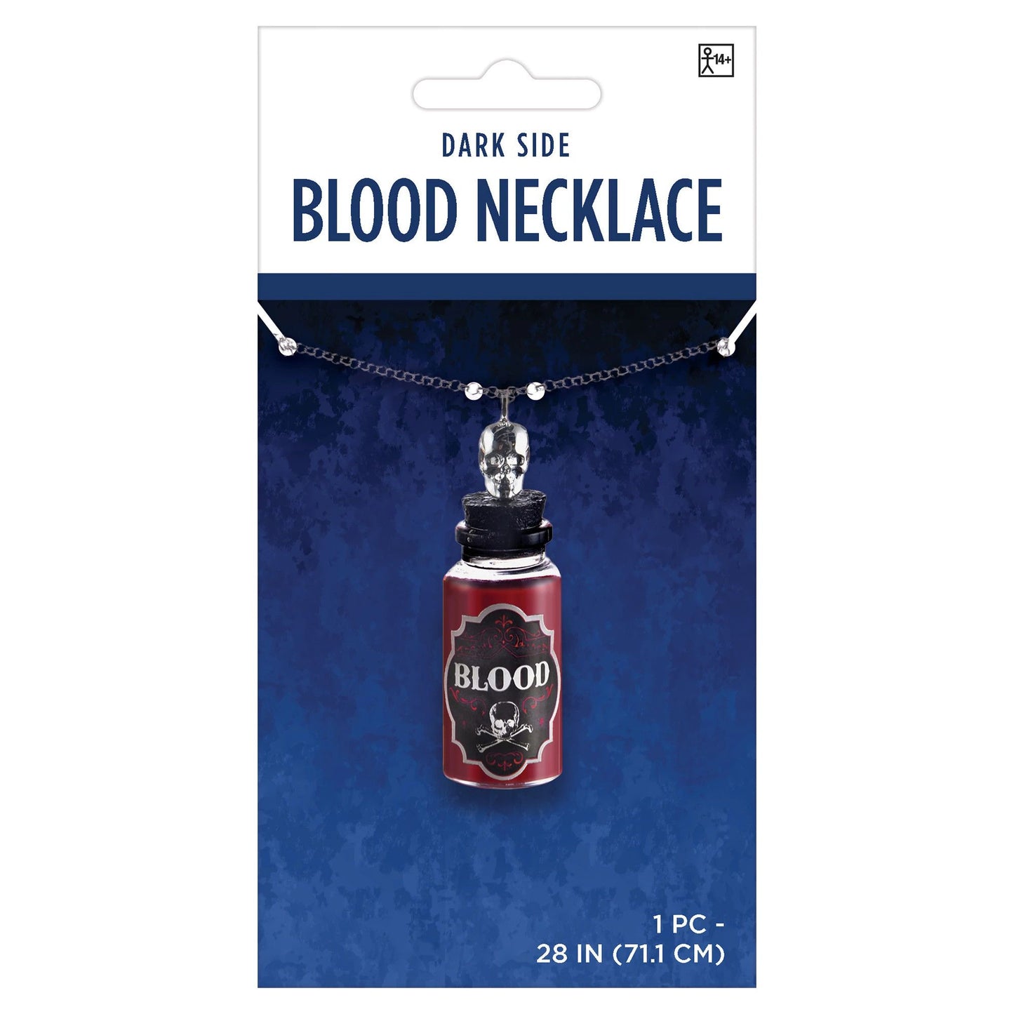 Dark Side Blood Necklace, 28"