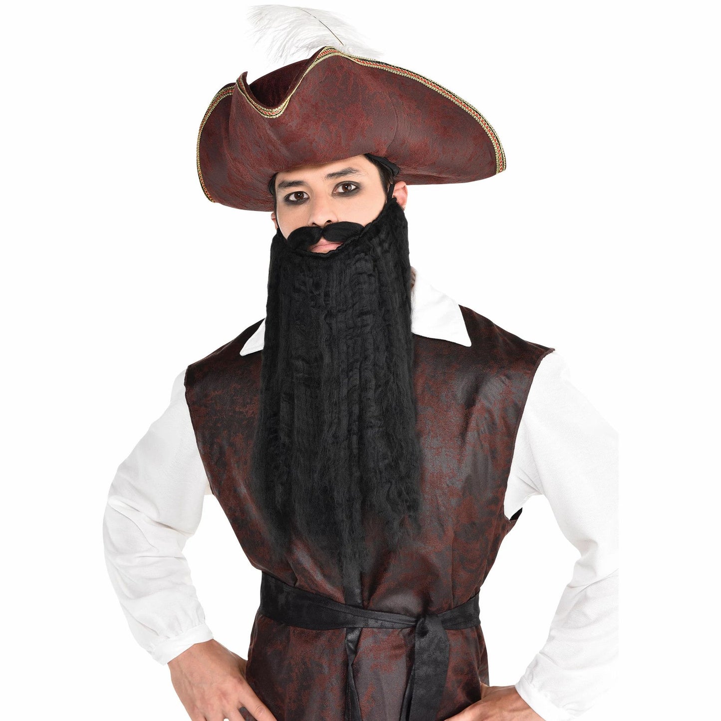 Beard &amp; Moustache Plush Blck