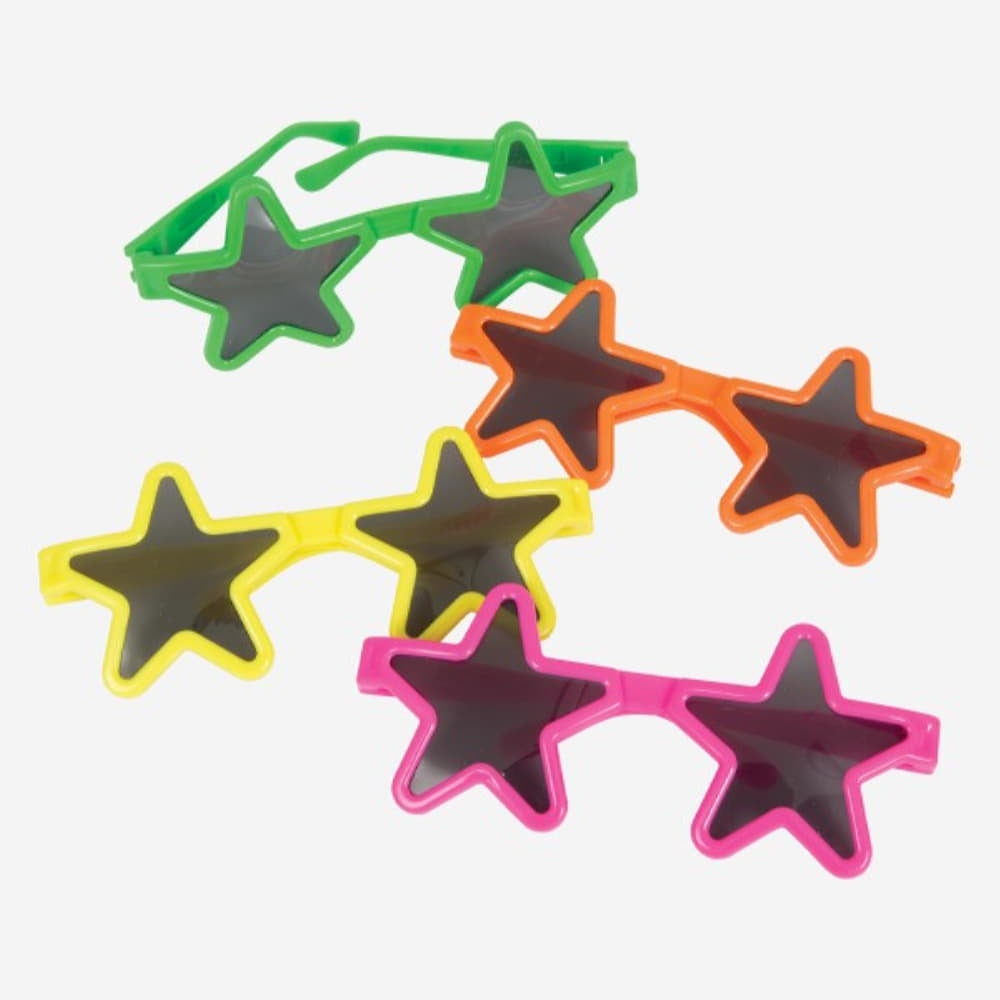 Novelty Star Glasses - 8Pk