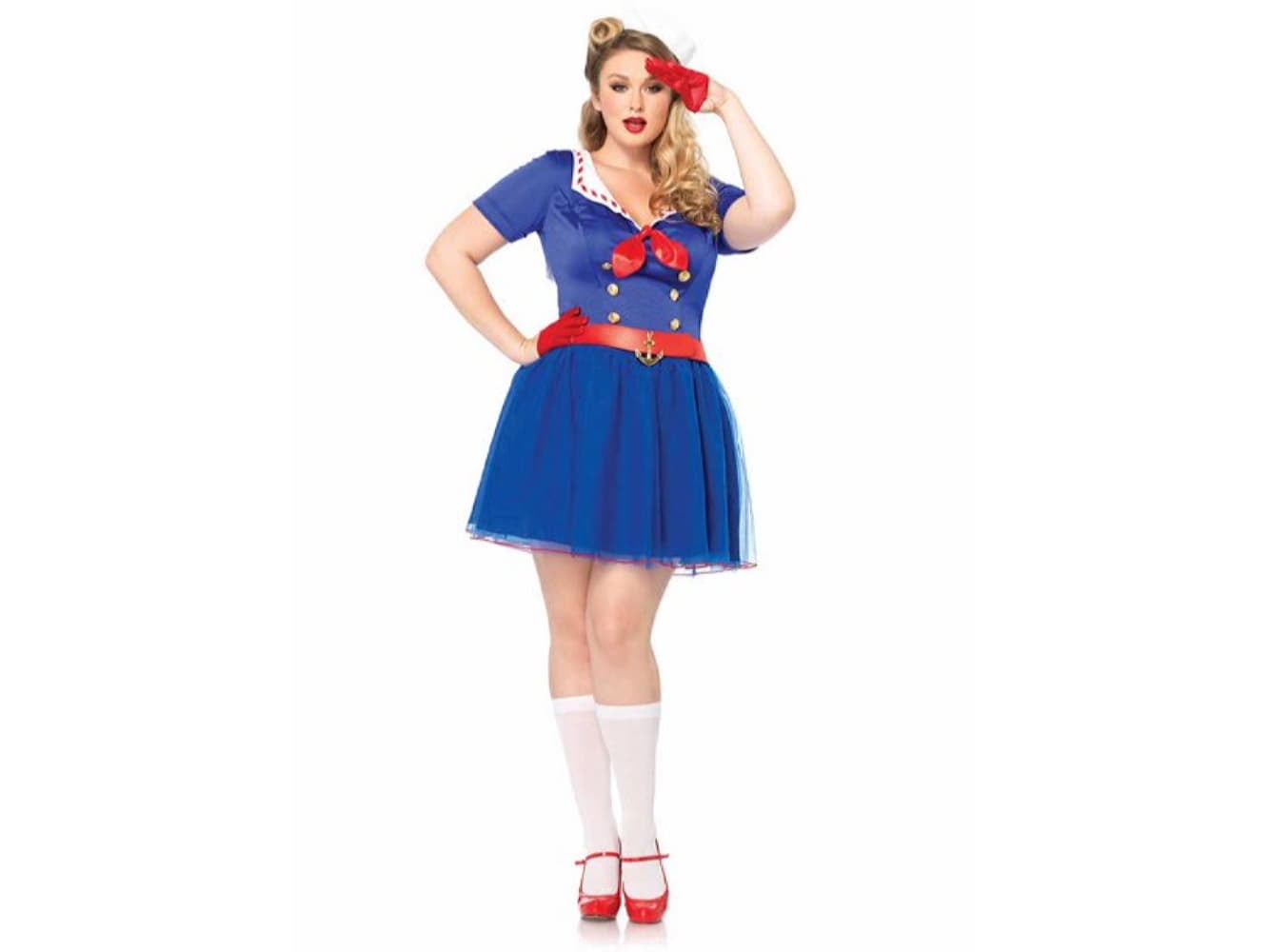 Ahoy There Honey Sailor Costume-Plus(3X/4X)