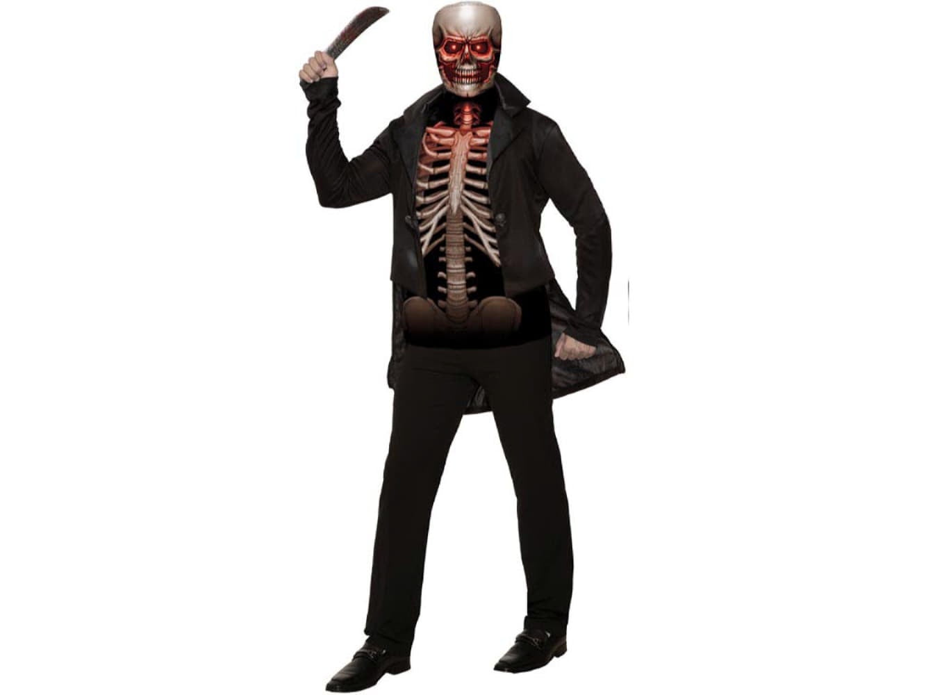 Adult Sinister Skeleton Man-Standard