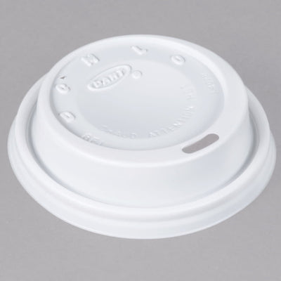 Dart White Dome Lid For 8Oz, 100Ct