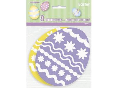 5" Easter Egg Cutouts-10Pk