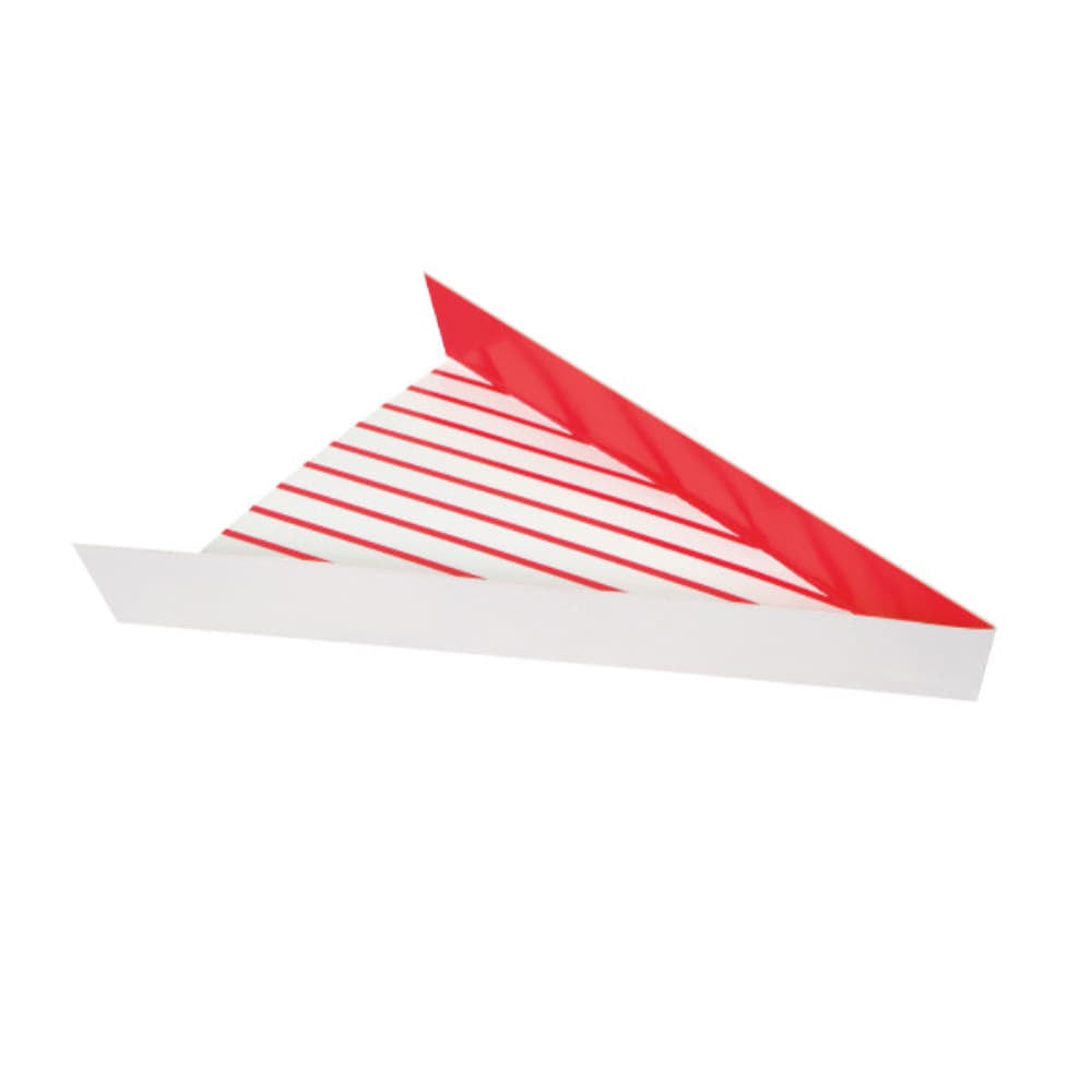 Red & White Striped Paper Pizza Tray, 8Ct