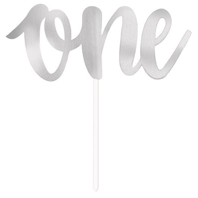 Silver One Cake Pick