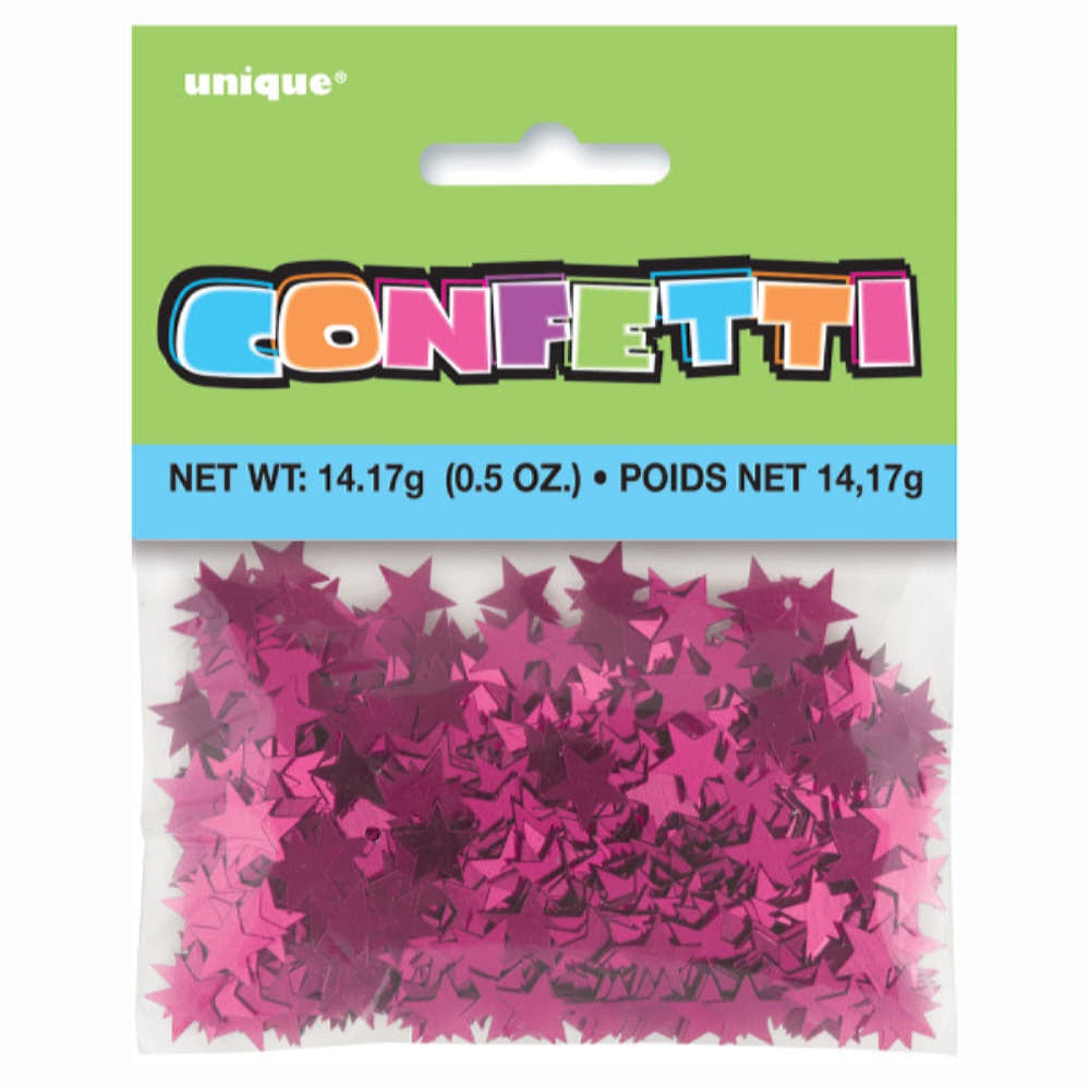 Star Confetti .5 Oz - Pink