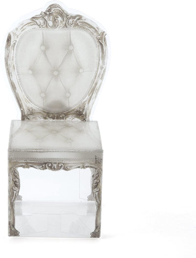 Chair Shape Fvr Box W/Blk Prin