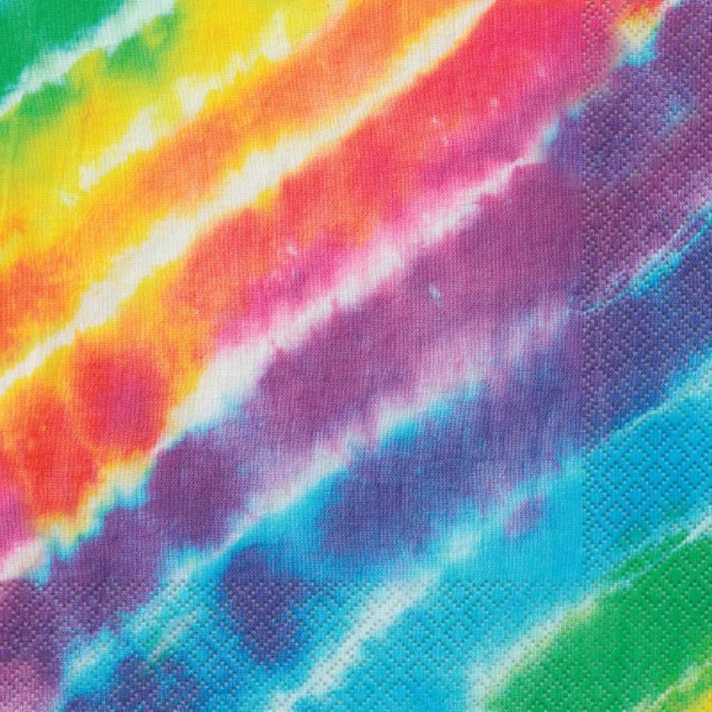 Tie Dye Lunch Napkins, 16Ct