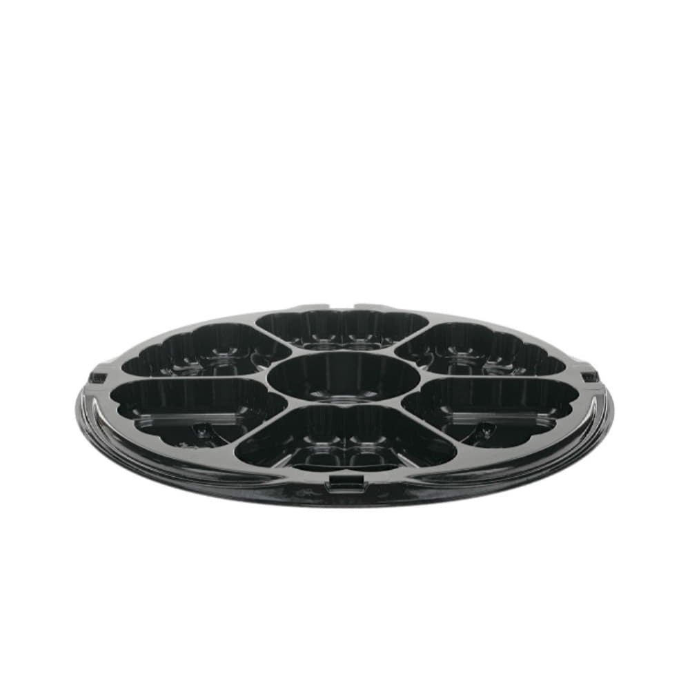 Pactiv 12" Round Sectional Plastic Tray, Each