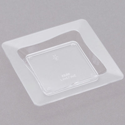3" X 3" Tiny Trays,Clear,10Pcs