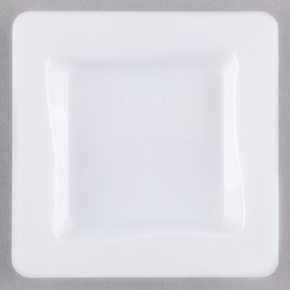 White 3" X 3" Tiny Trays-10Pcs