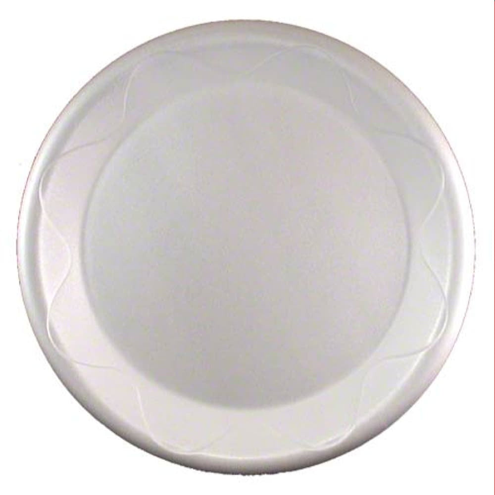 Darnel 10.25" White Foam Plate, 125Ct