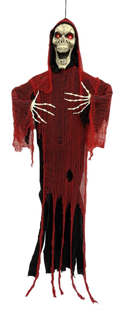 70In Red Hanging Ghoul With Light & Sound