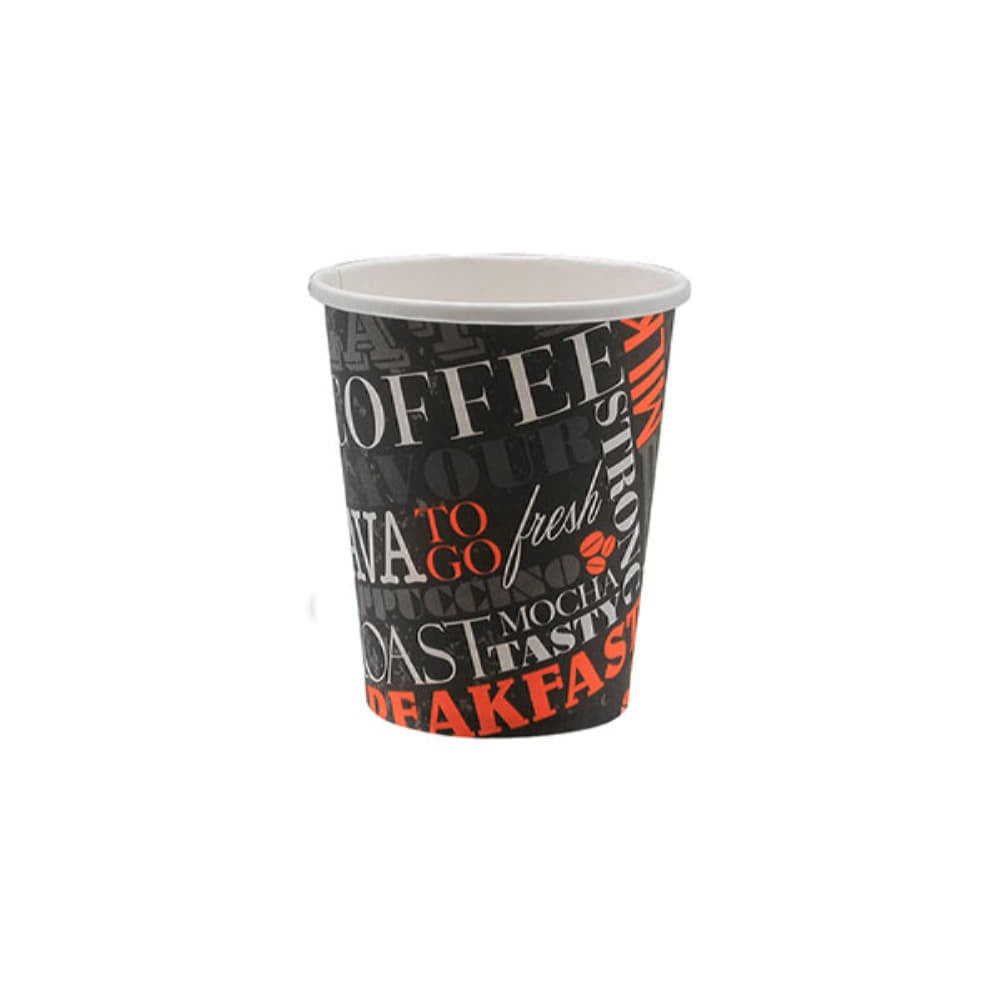 Imperial 8 Oz Squat Paper Hot Cup Litho, 50Ct