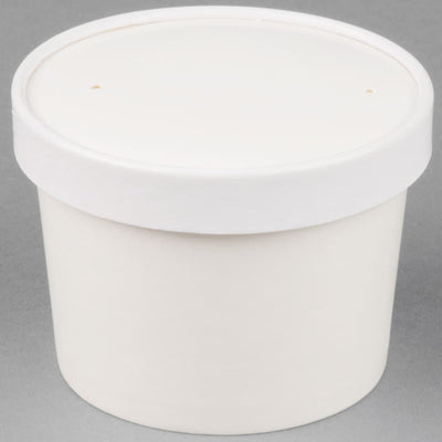 Dart 12 Oz Food Cont White, Lid/Base Combo