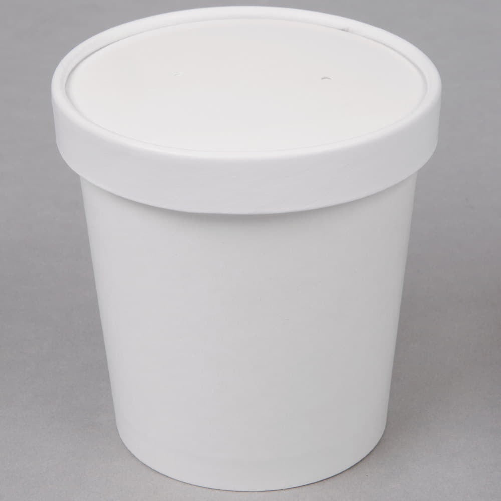 Dart 16 Oz Food Cont White, Lid/Base Combo