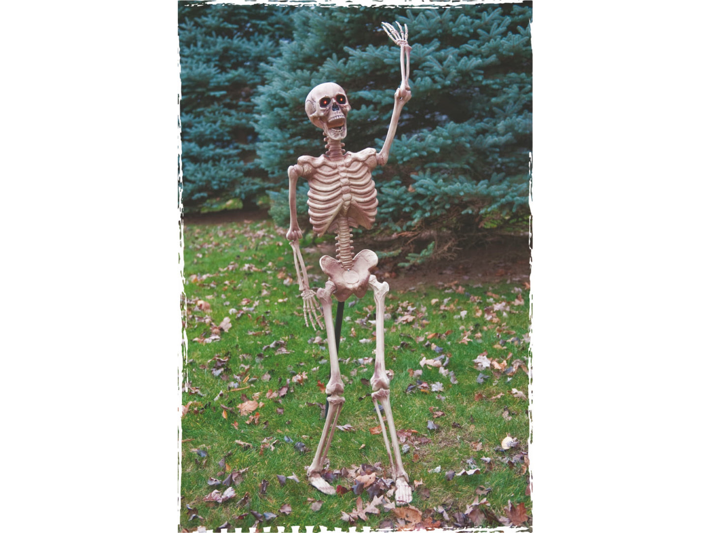 Light-Up Lawn Stake Skeleton
