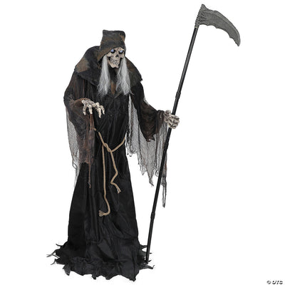 6Ft  Lunging Reaper With Digital Eyes Prop