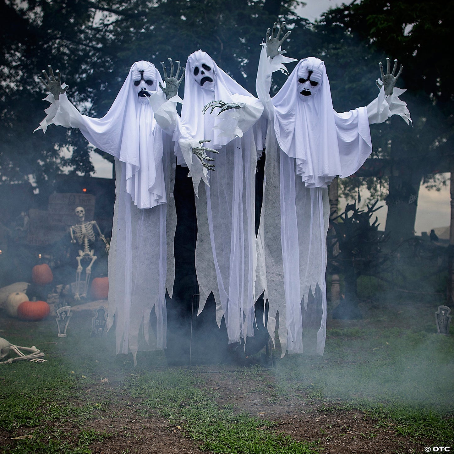 Haunted Ghost Trio Animated