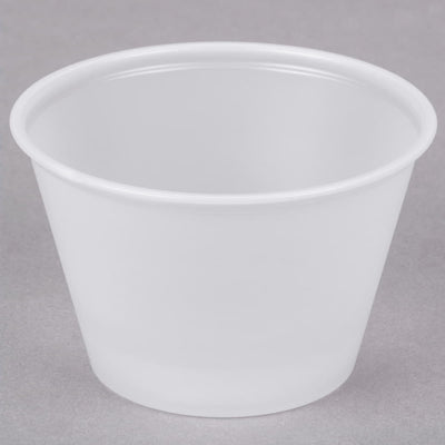 Dart 4 Oz Plastic Portion Cups, 250 Ct