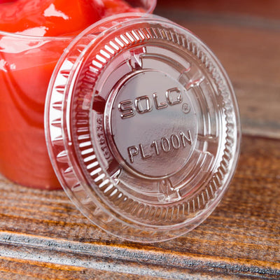 Dart 1 Oz Portion Cup Lids - 125Ct