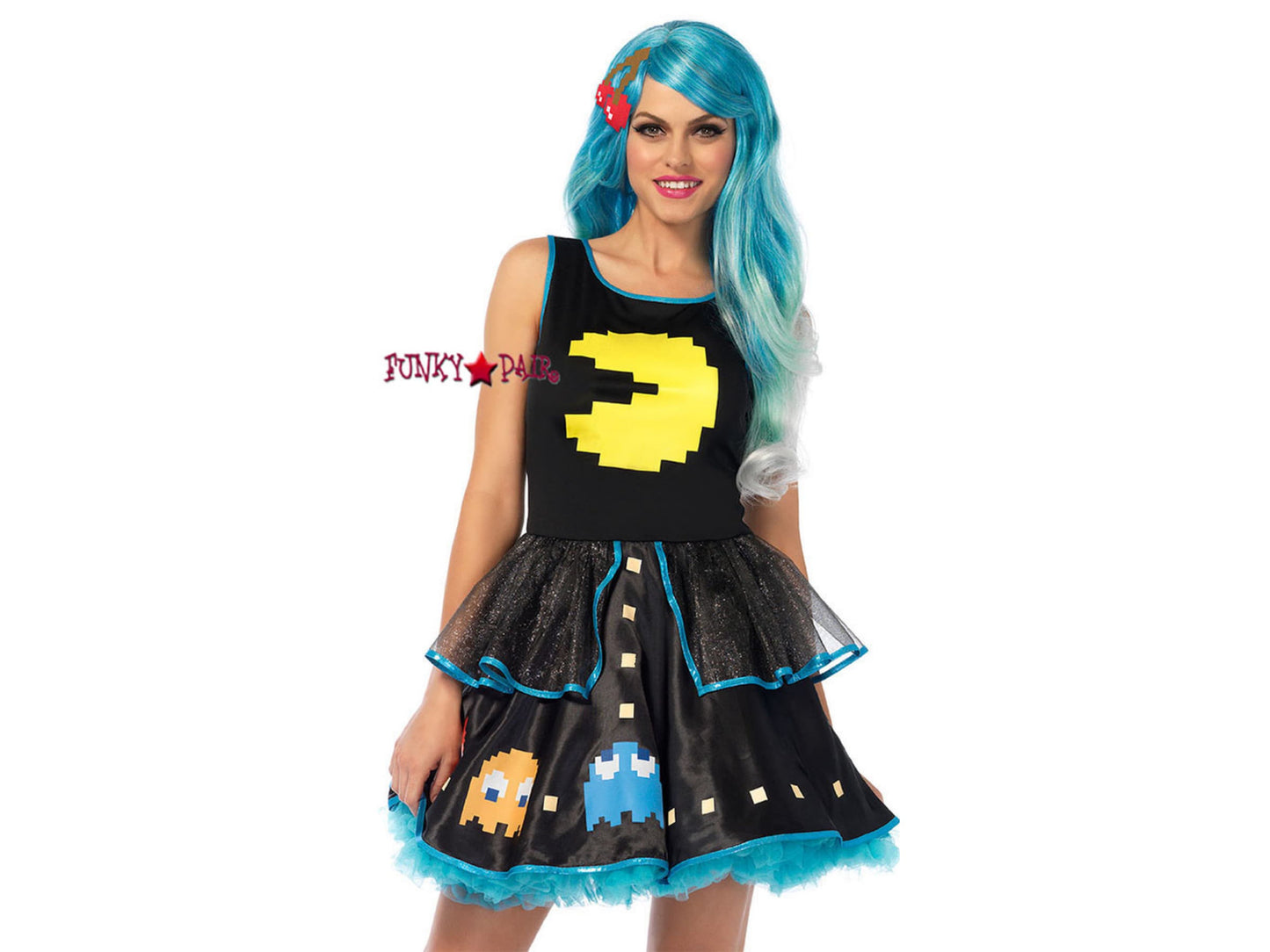Pac Man Game Women Dress-Small