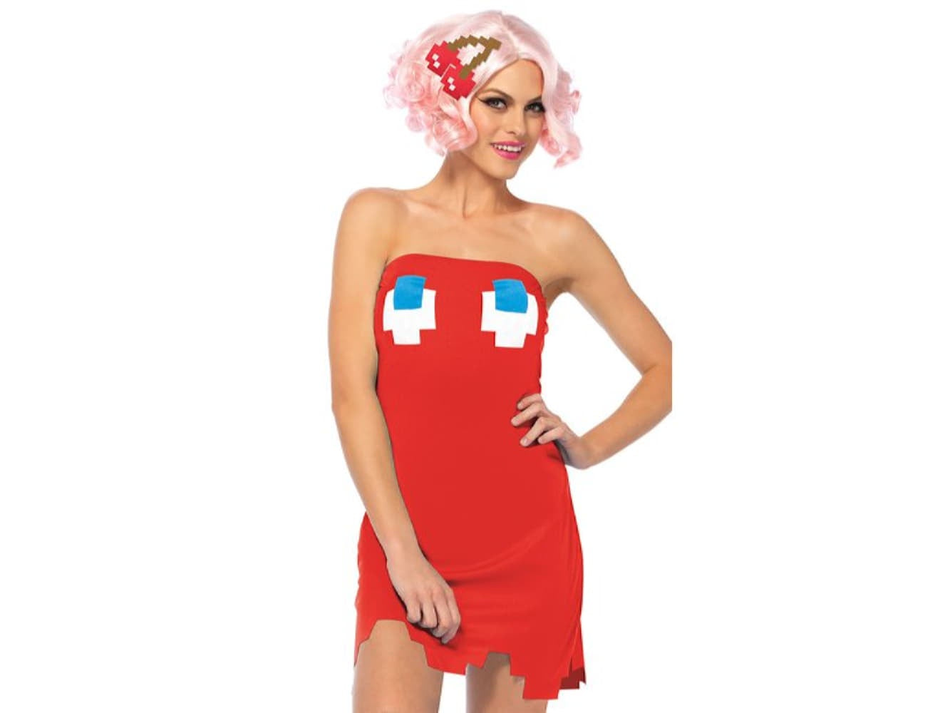 Pac Man Blinky Tube Dress-Med/Large