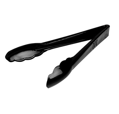 9In Scalloped Edge Tong Black - Each