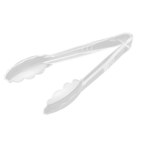 9In Scalloped Edge Tong Clear - Each