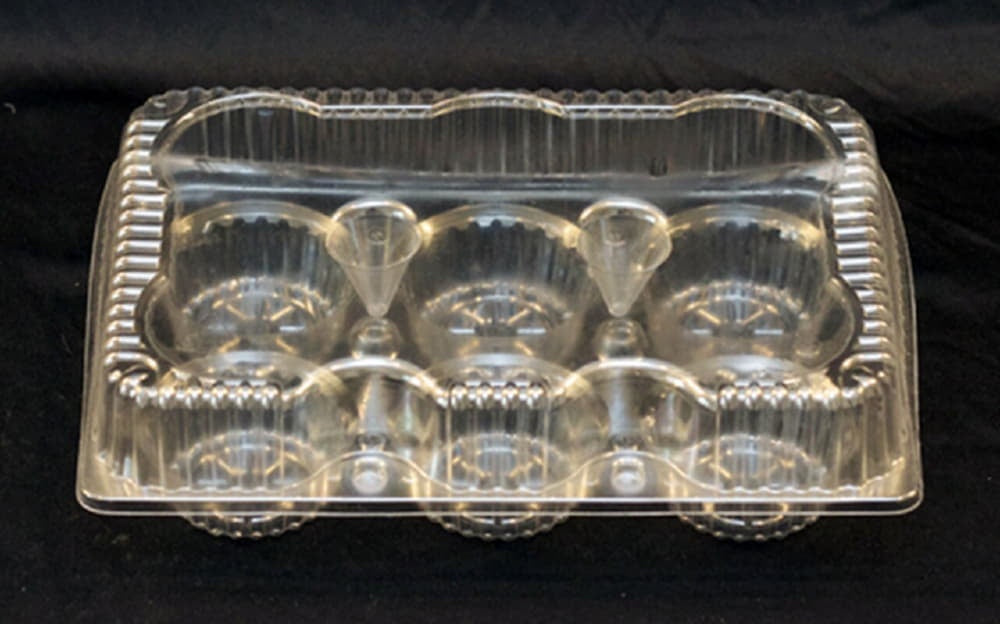 Vespa 6 Muffin / Mini Muffin Plastic Container