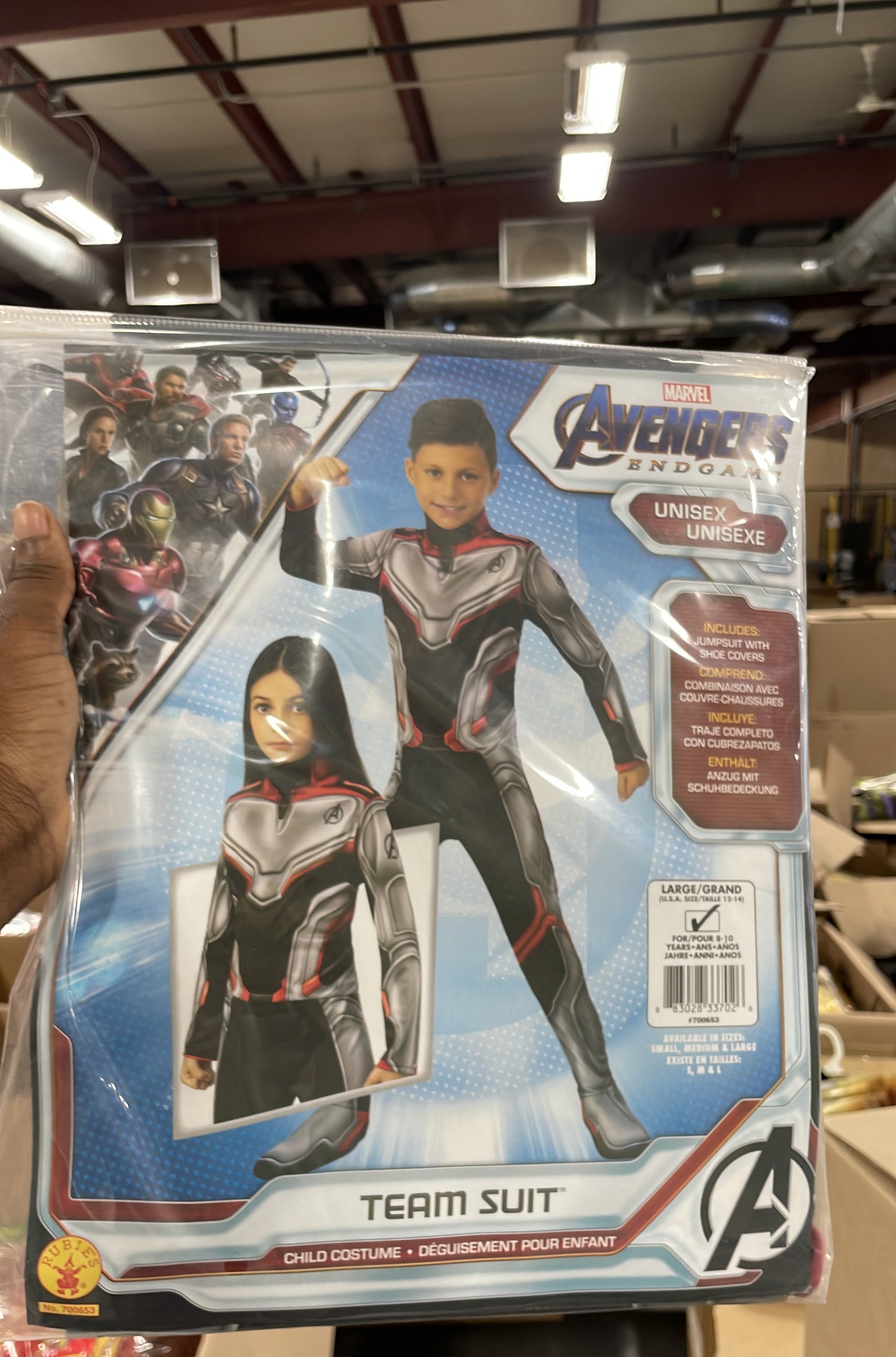 Marvel avenger team suit (8-10)