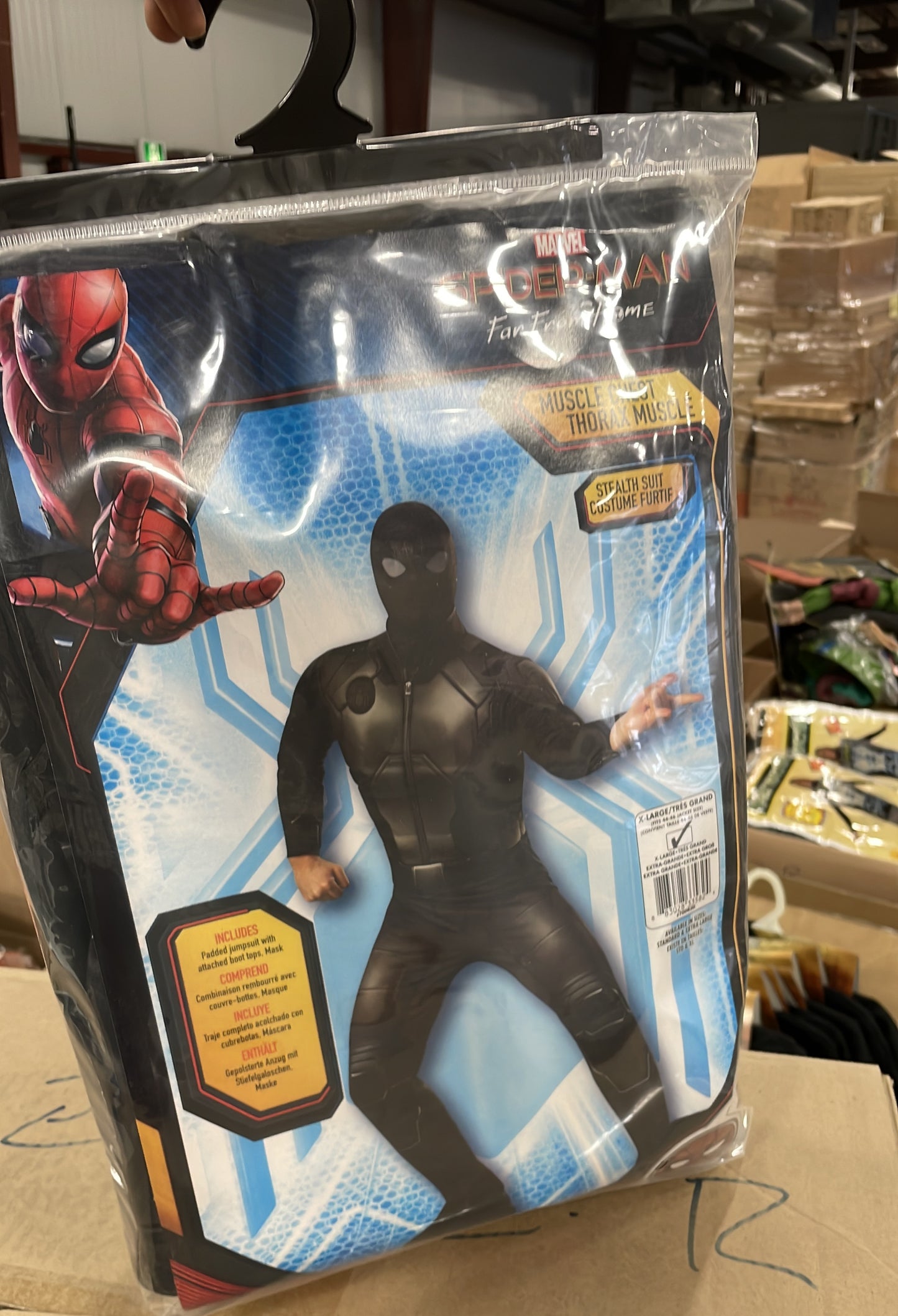 Spider-Man Muscle Chest Costume
