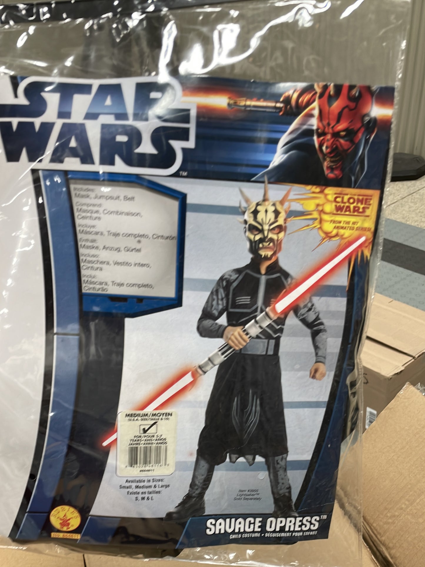 Star Wars Clone Wars Savage Opress Child Costume