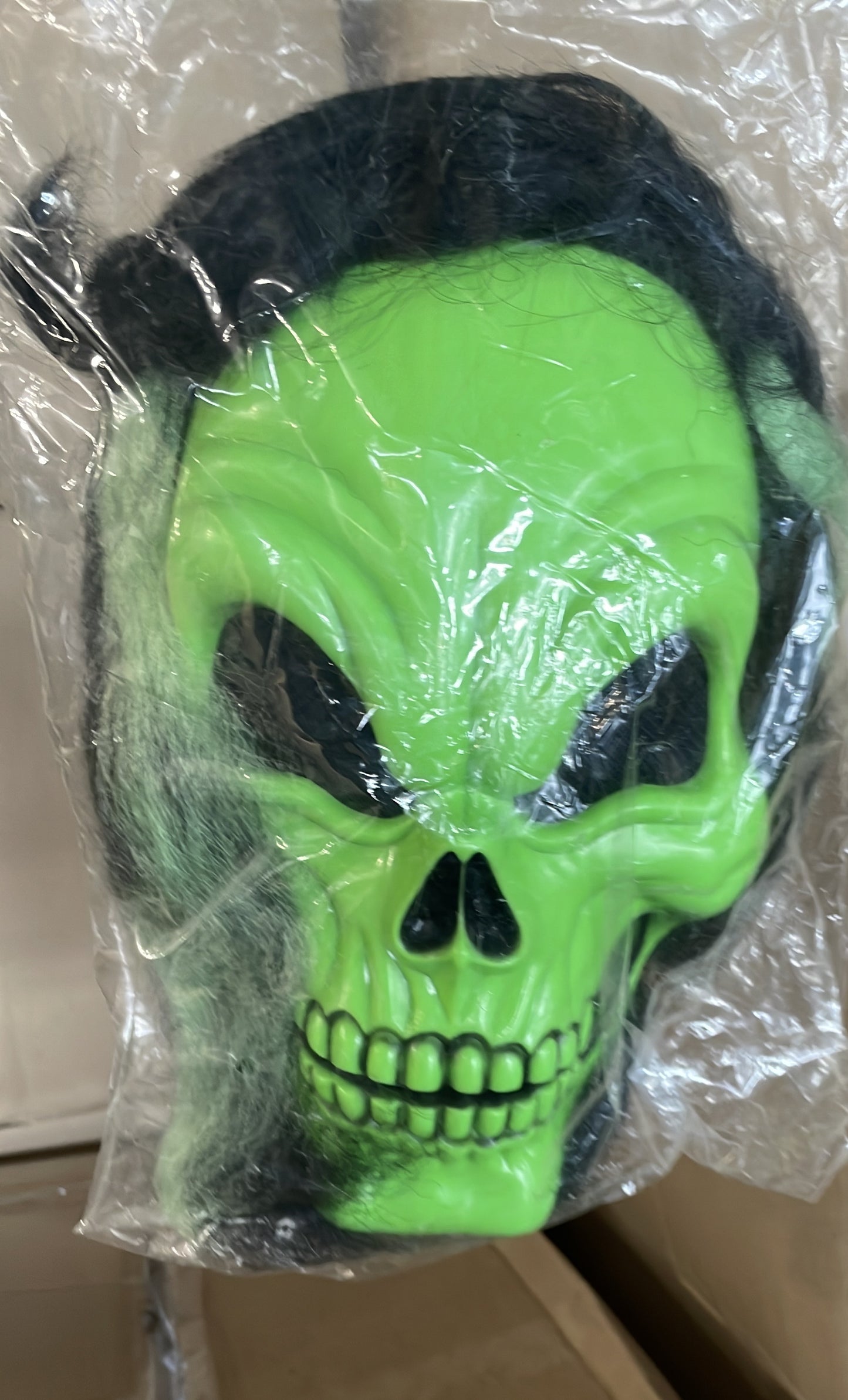 Neon skull mask