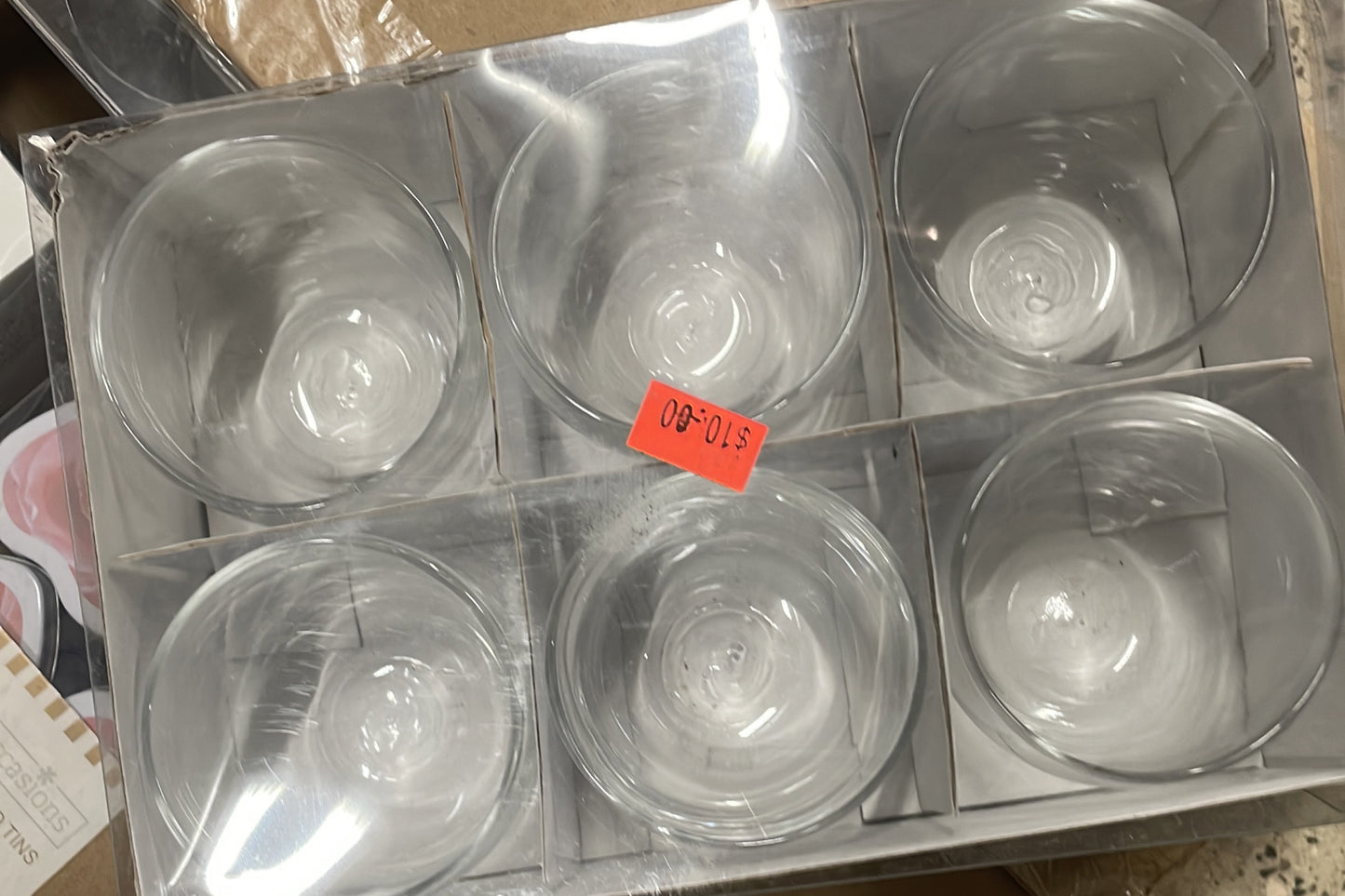 Glass candle holders