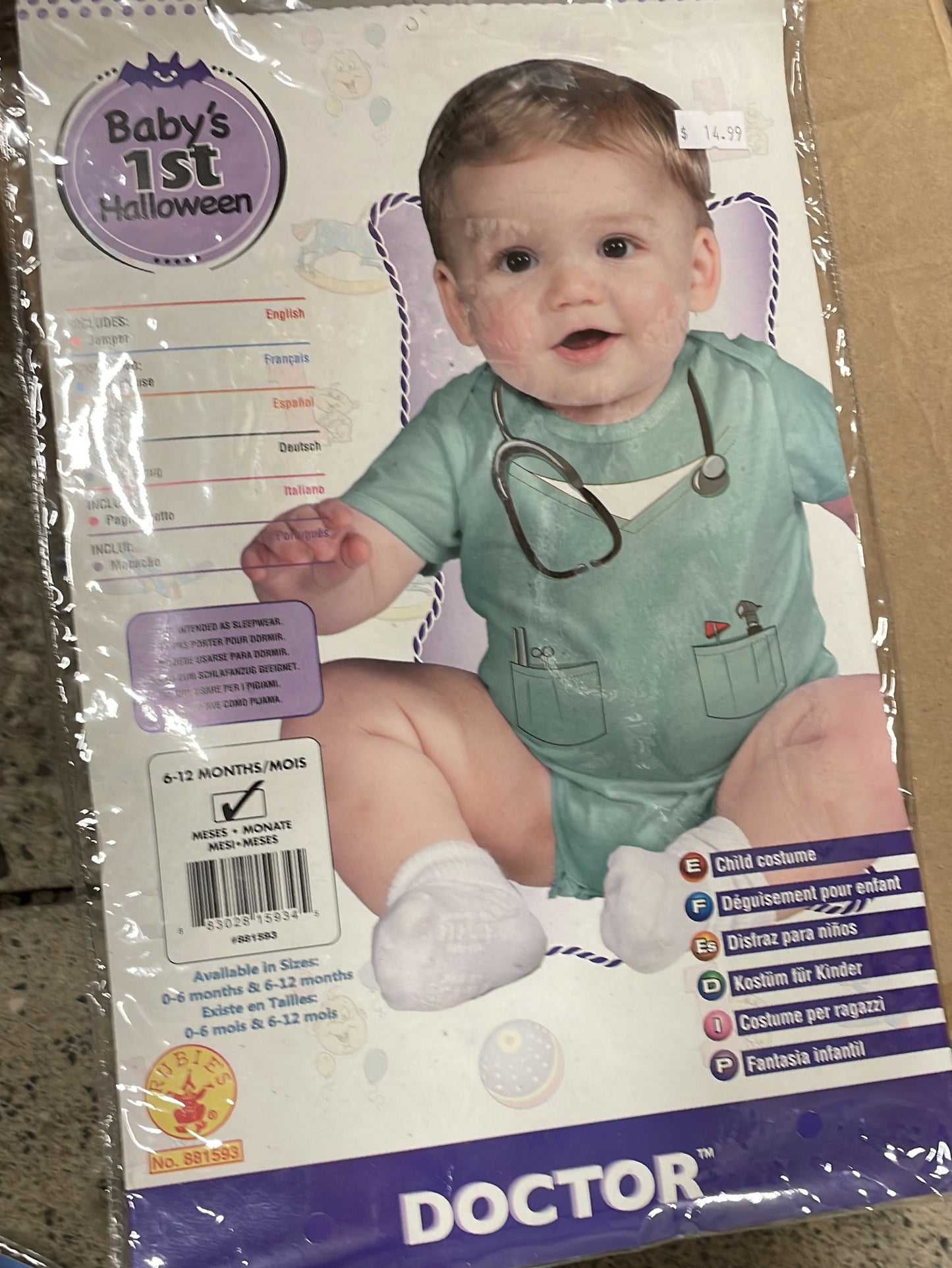 Doctor baby’s Halloween
