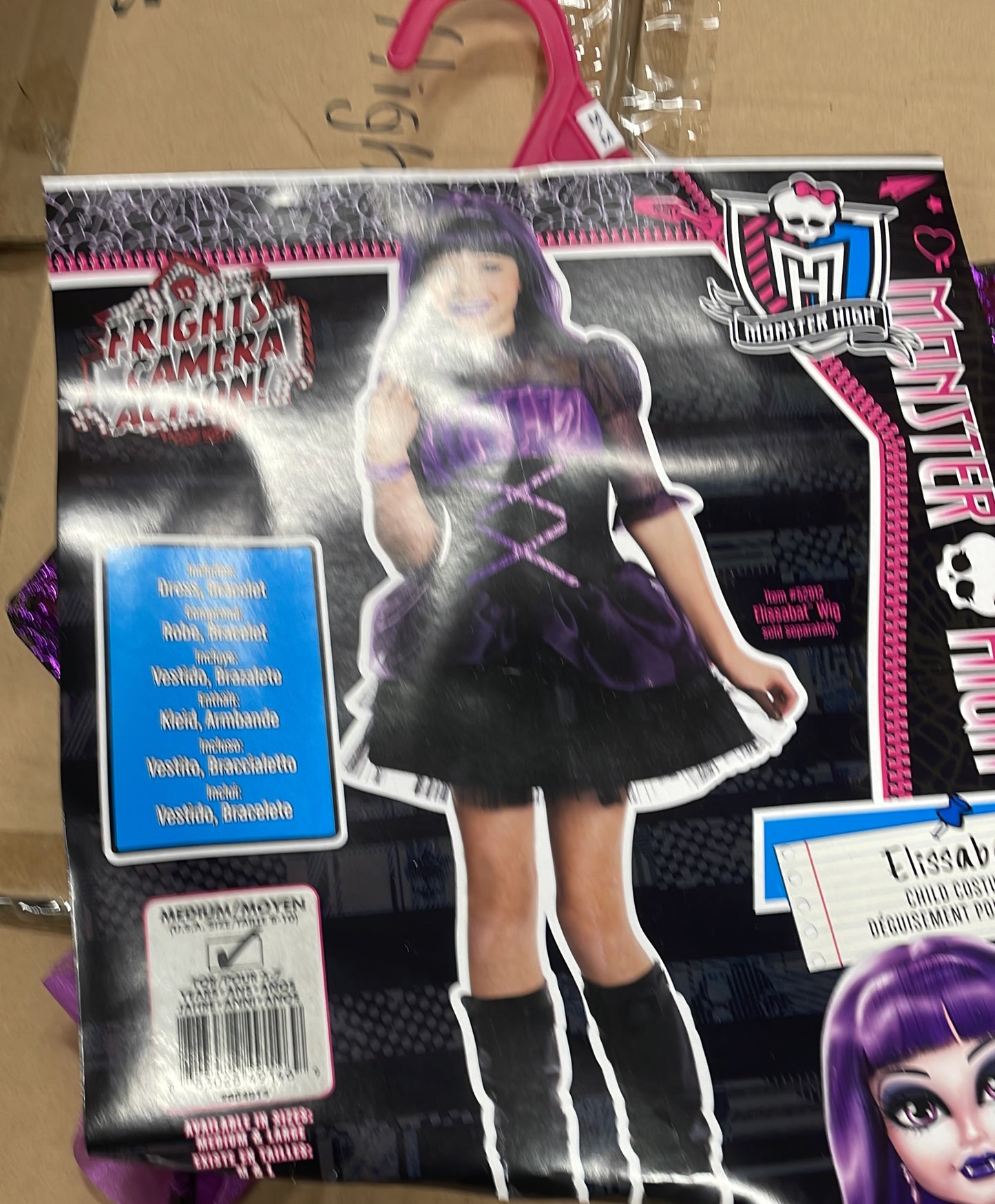 Moster High Fright camera action Costume