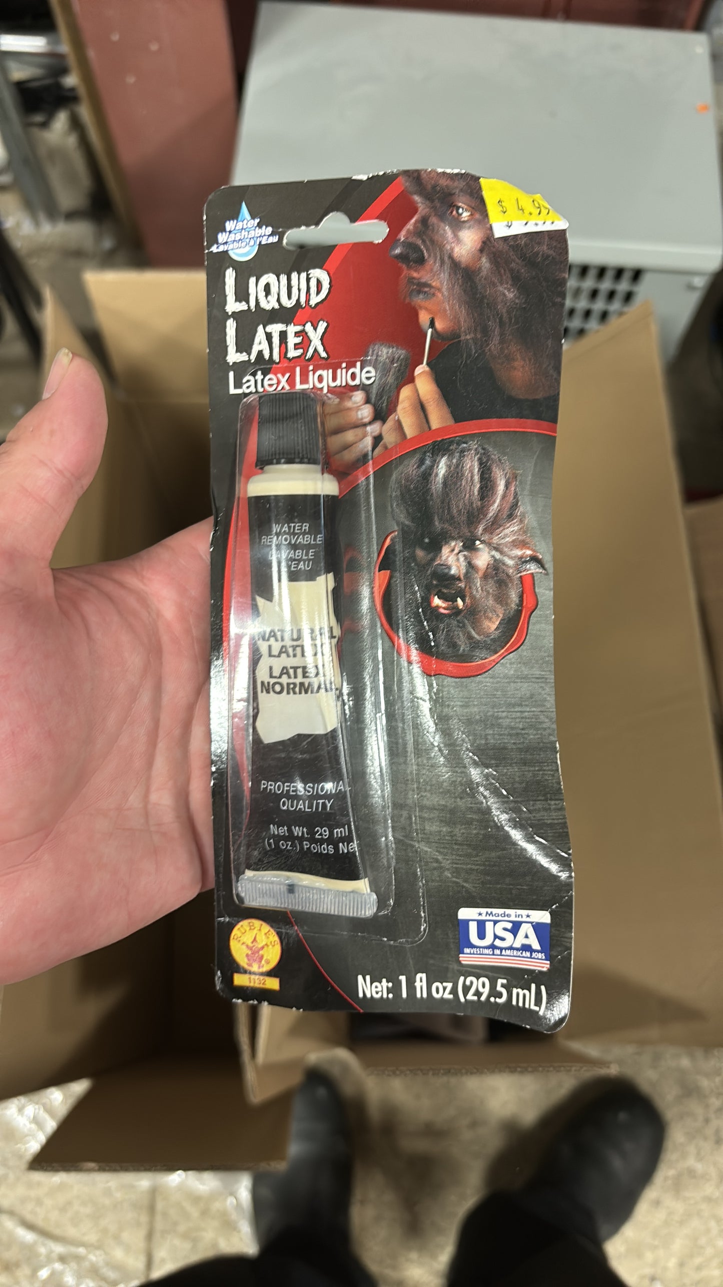 Liquid Latex Water Washable